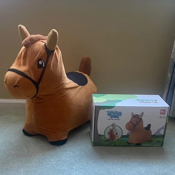 Inflatable Ride-On Toy - Brown - Picture 1 of 1
